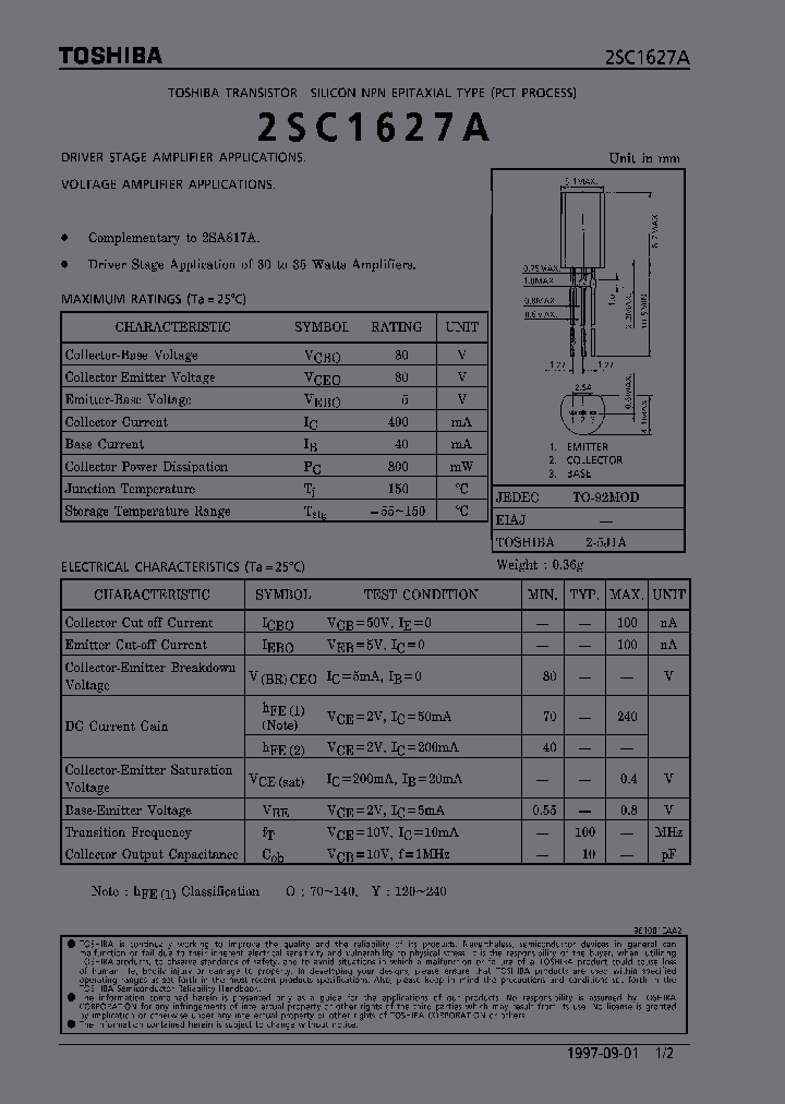 2SC1627A_234334.PDF Datasheet
