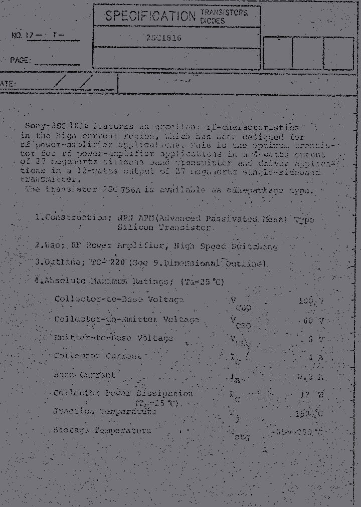 2SC1816_353812.PDF Datasheet