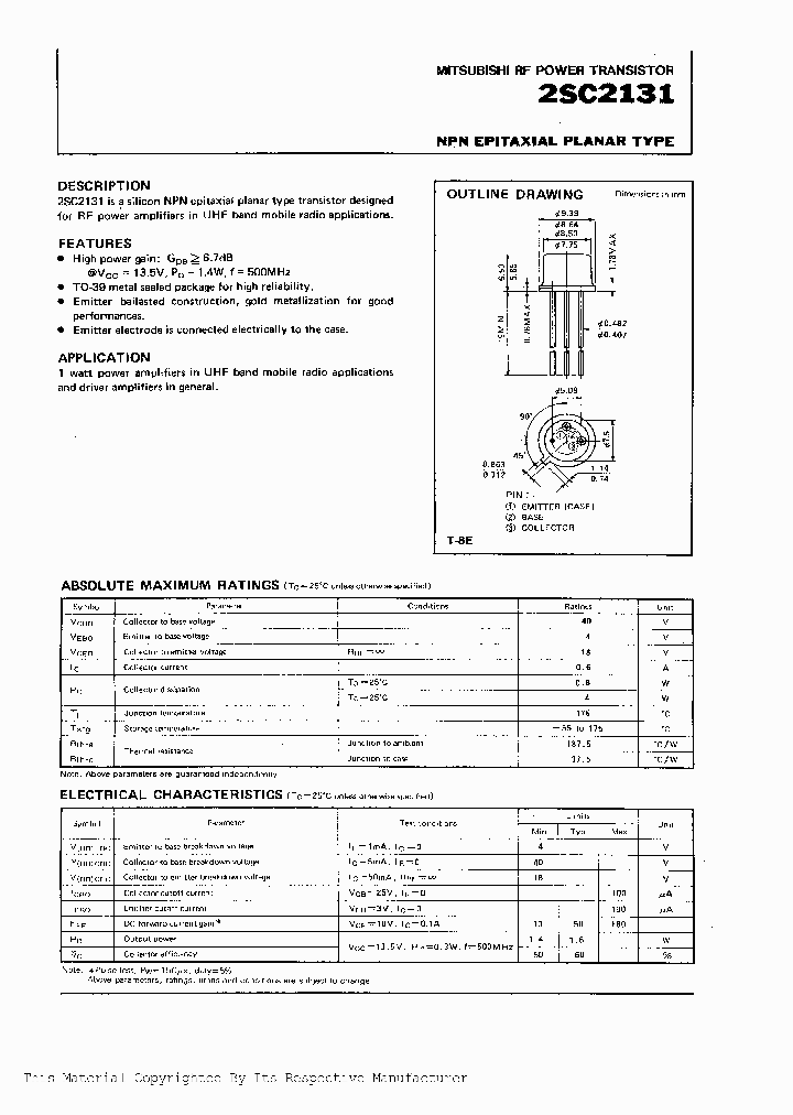 2SC2131_344070.PDF Datasheet