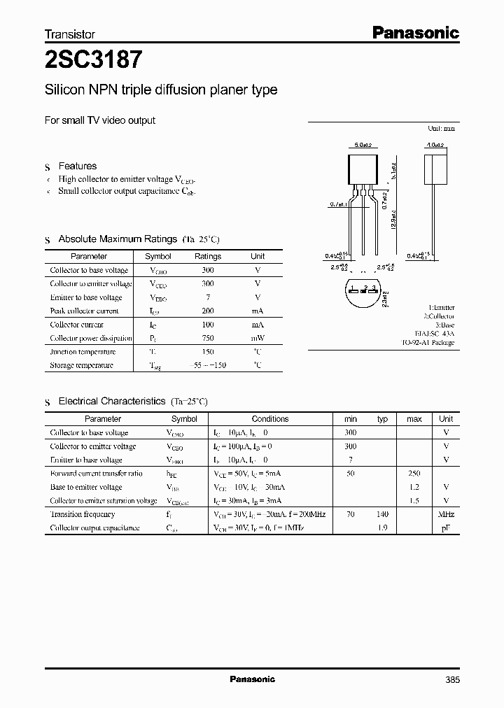2SC3187_342534.PDF Datasheet