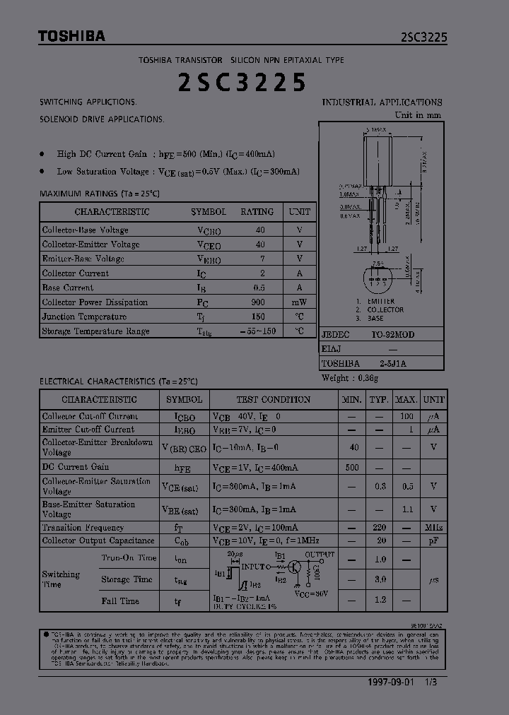 2SC3225_322455.PDF Datasheet