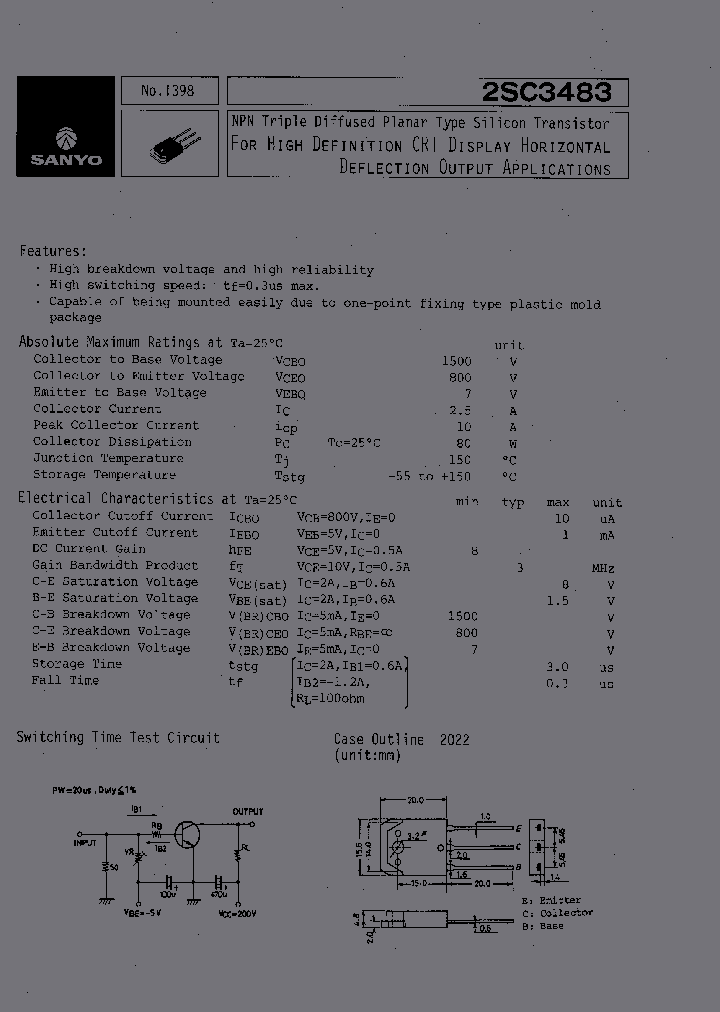 2SC3483_315687.PDF Datasheet