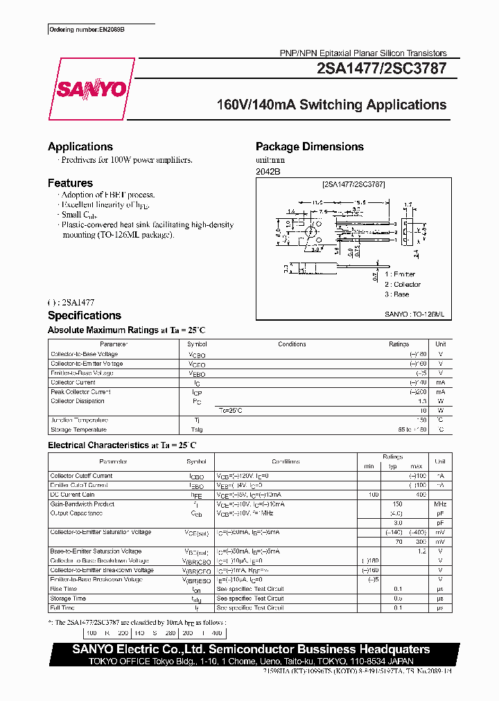 2SA1477_311288.PDF Datasheet
