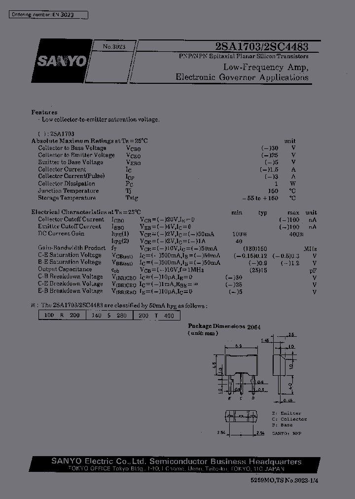 2SA1703_230414.PDF Datasheet
