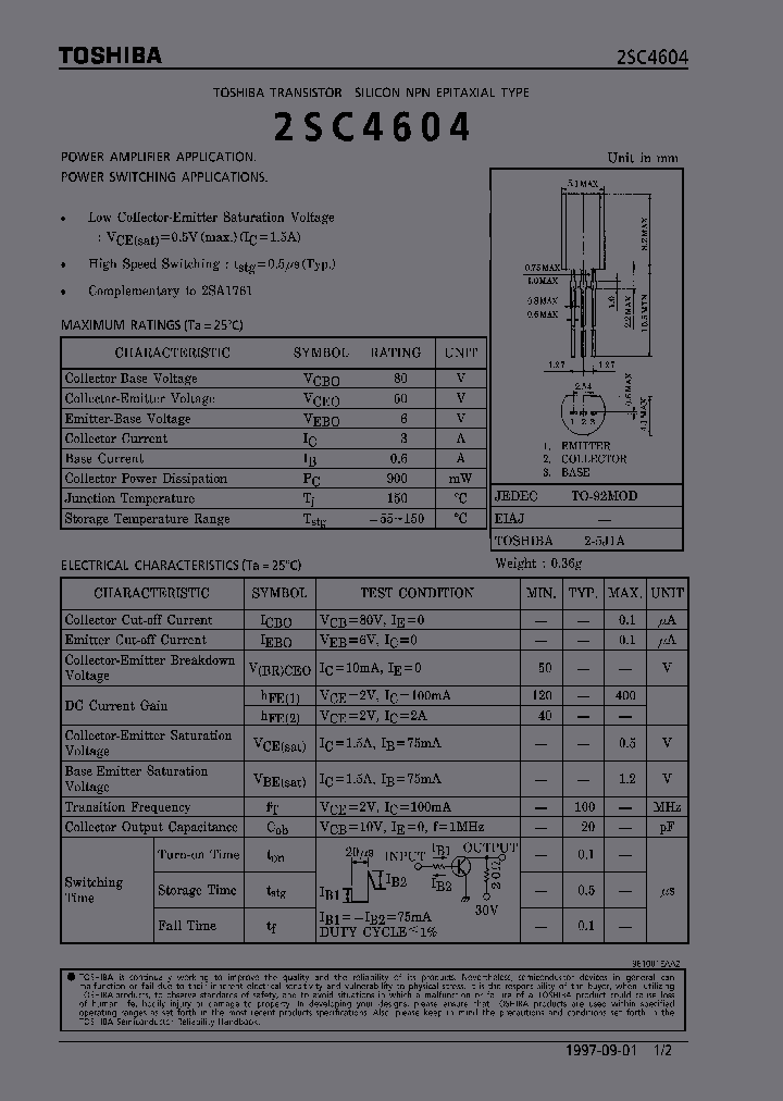 2SC4604_343638.PDF Datasheet