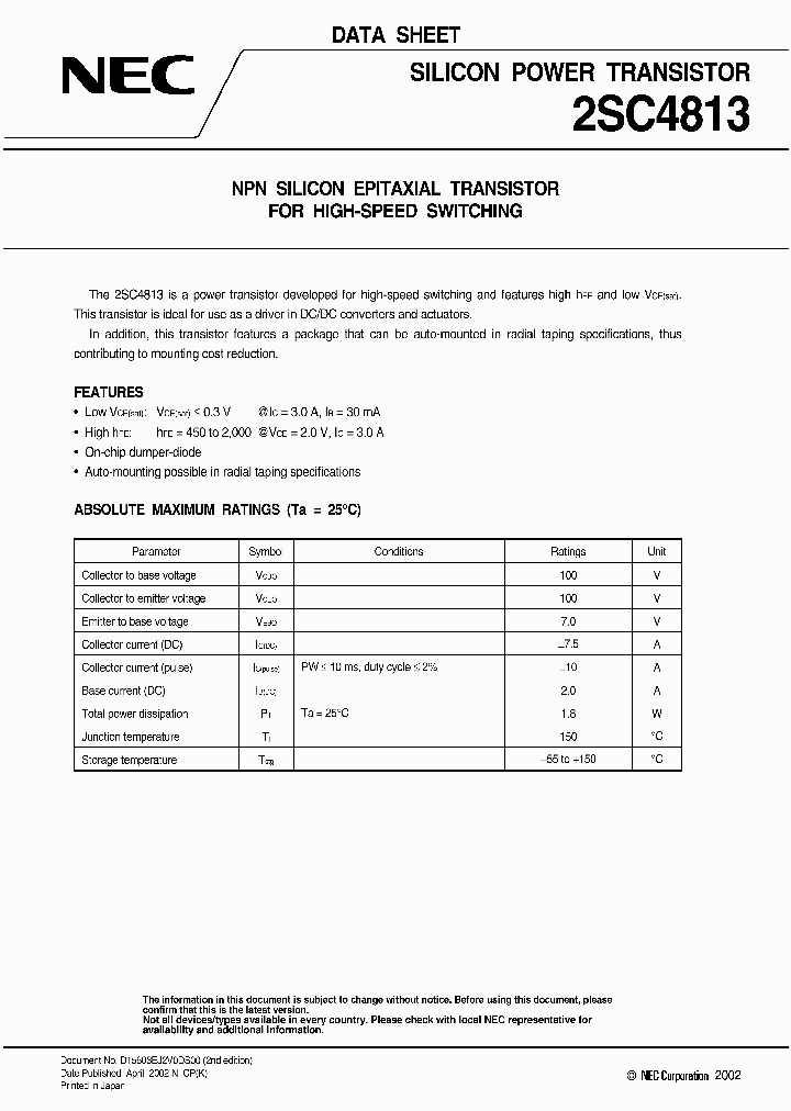 2SC4813_377395.PDF Datasheet