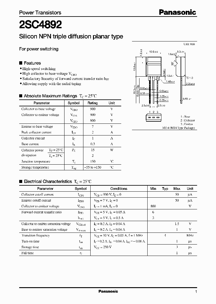 2SC4892_360438.PDF Datasheet