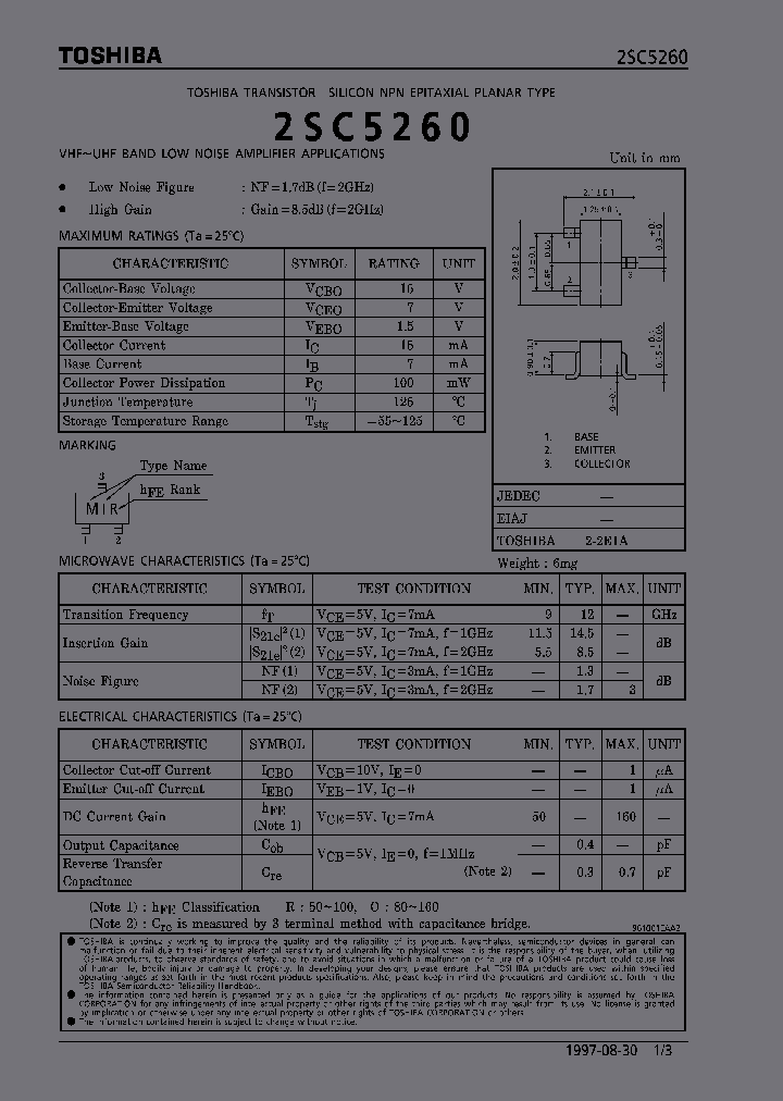 2SC5260_349486.PDF Datasheet