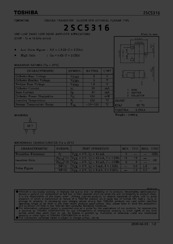 2SC5316_344746.PDF Datasheet