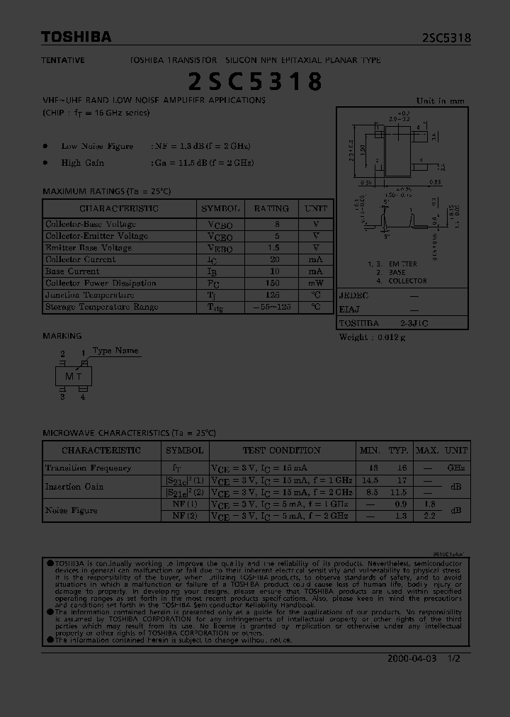 2SC5318_344747.PDF Datasheet