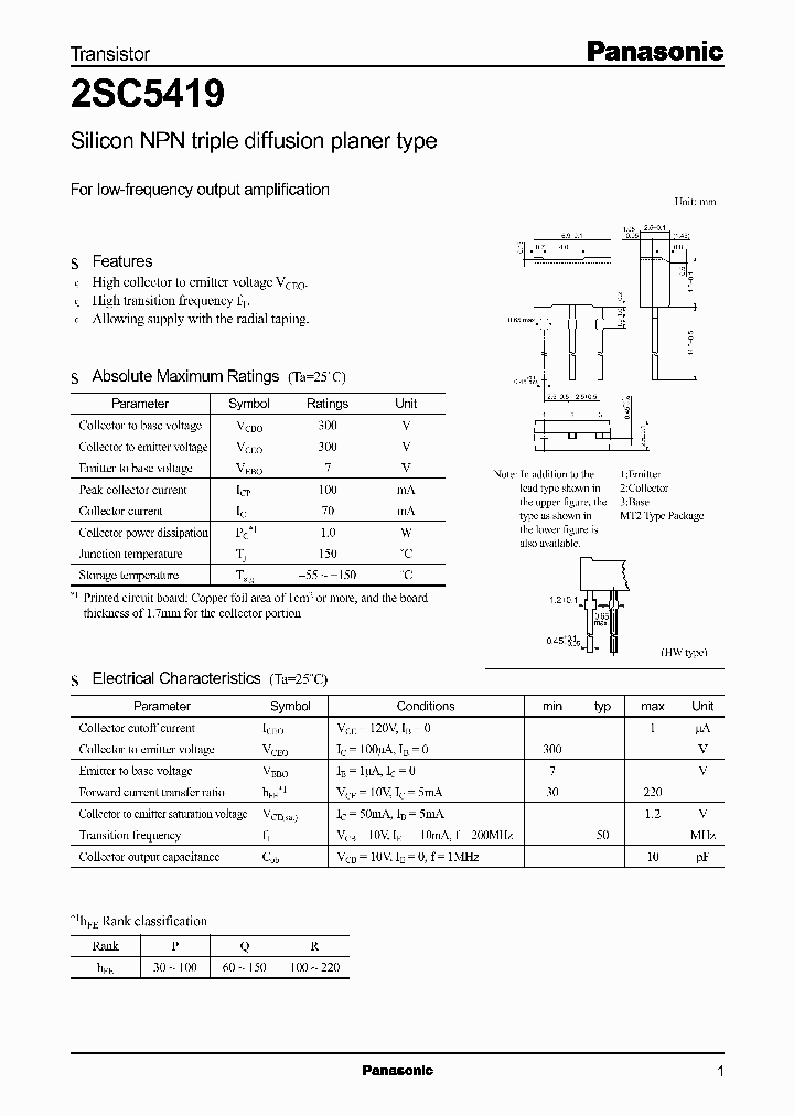 2SC5419_362147.PDF Datasheet