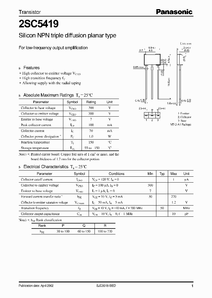 2SC5419_362148.PDF Datasheet