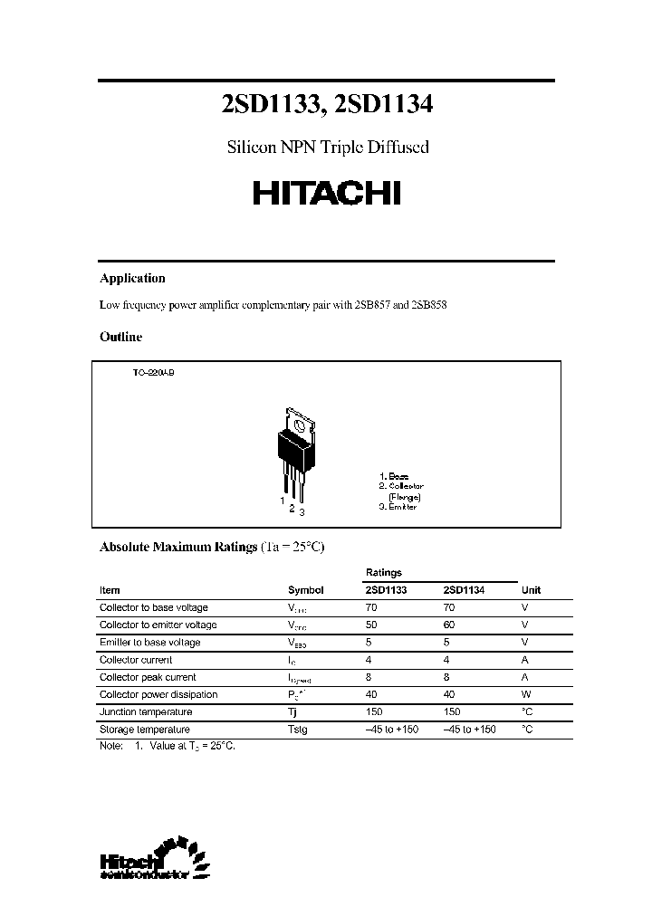2SD11332SD1134_331440.PDF Datasheet