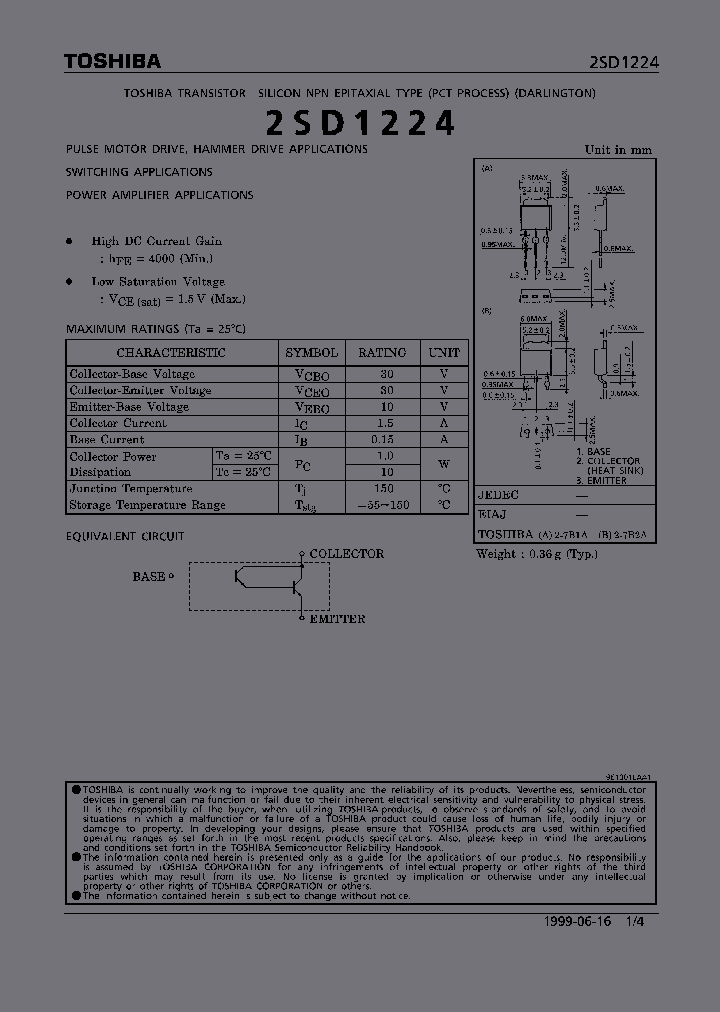 2SD1224_376519.PDF Datasheet