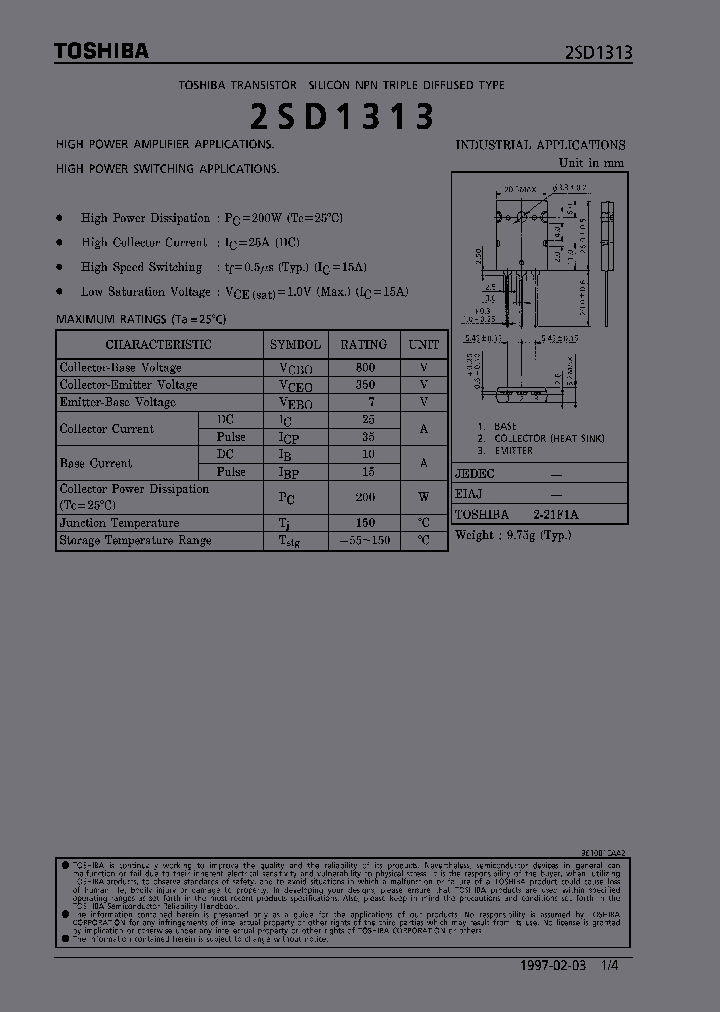2SD1313_334913.PDF Datasheet