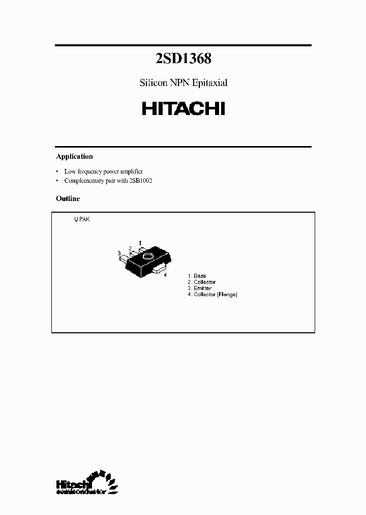 2SD1368_306359.PDF Datasheet