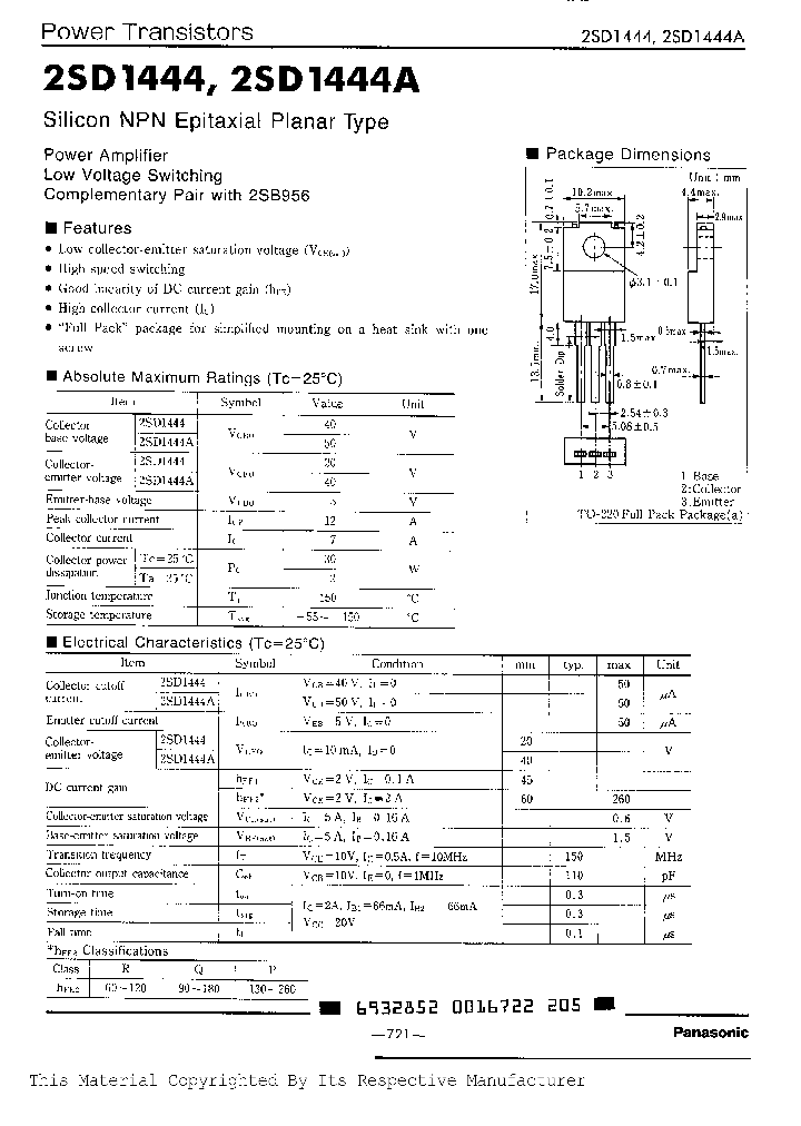 2SD1444A_358841.PDF Datasheet