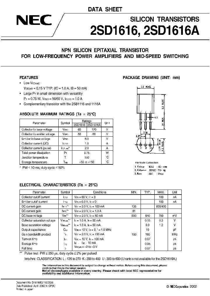 2SD1616A-T_378608.PDF Datasheet