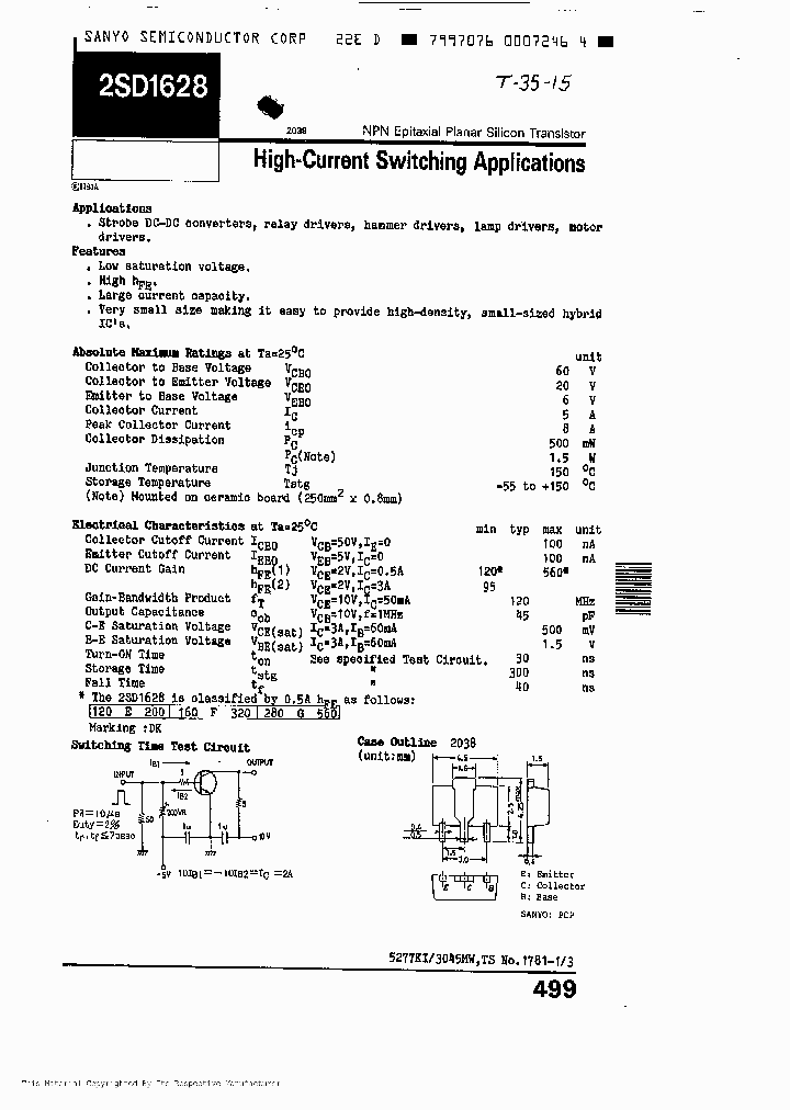 2SD1628F_356618.PDF Datasheet