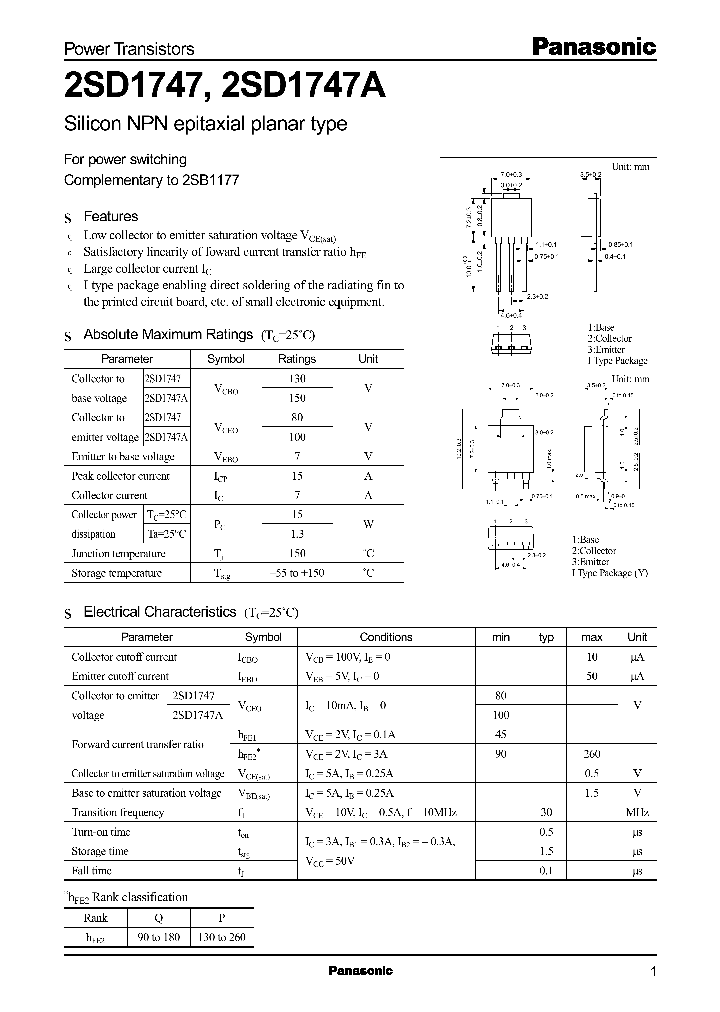 2SD1747A_326444.PDF Datasheet