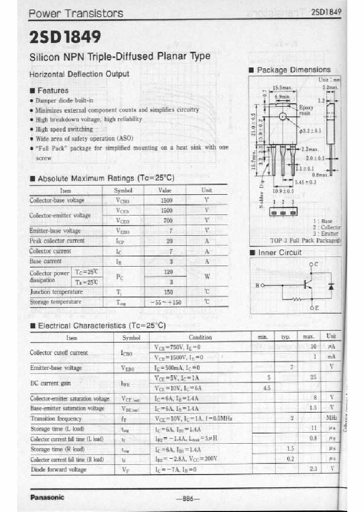 2SD1849_319079.PDF Datasheet