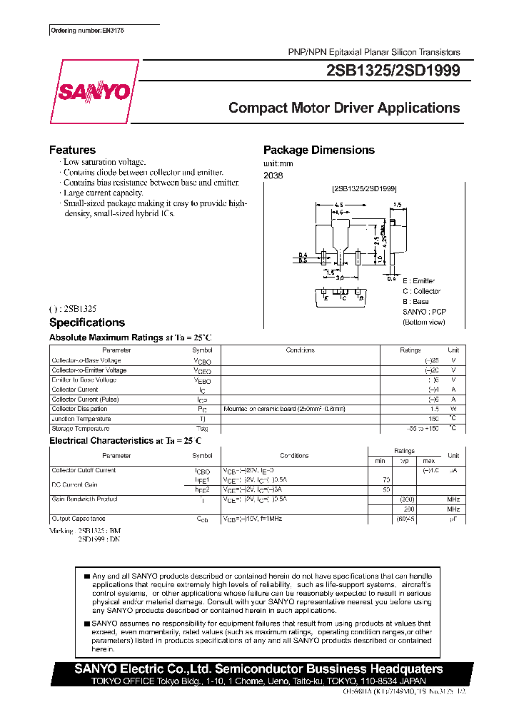 2SD1999_341150.PDF Datasheet