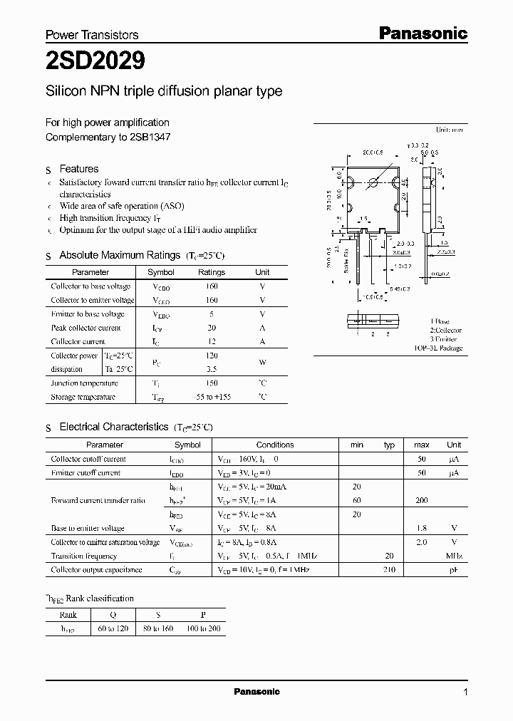 2SD2029_359122.PDF Datasheet