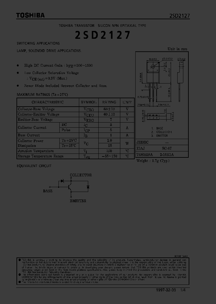 2SD2127_186793.PDF Datasheet