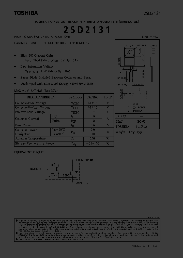 2SD2131_10512.PDF Datasheet