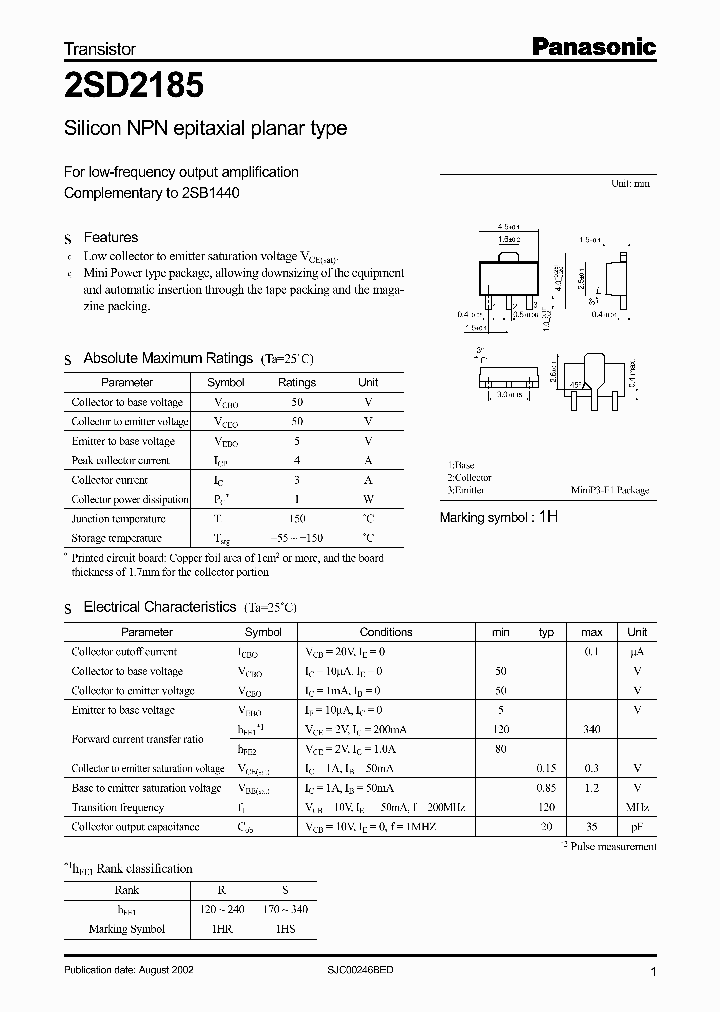 2SD2185_200840.PDF Datasheet