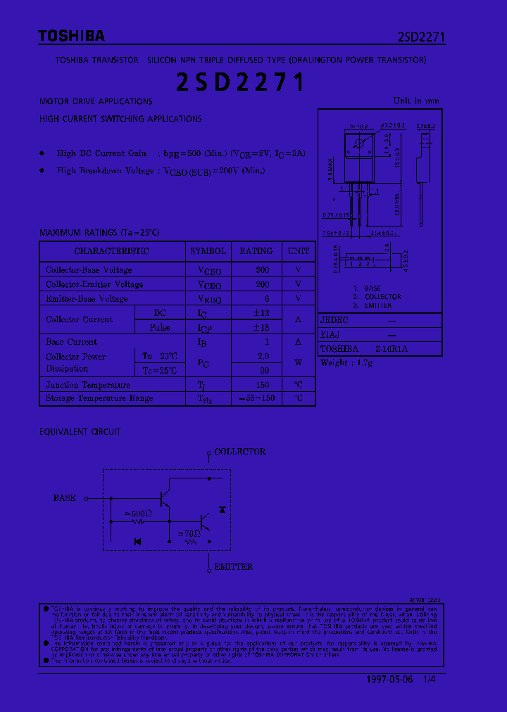 2SD2271_351340.PDF Datasheet