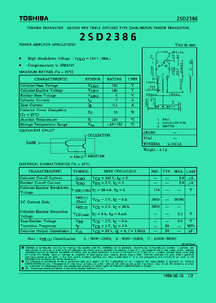 2SD2386_324982.PDF Datasheet