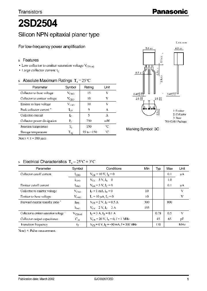 2SD2504_360960.PDF Datasheet