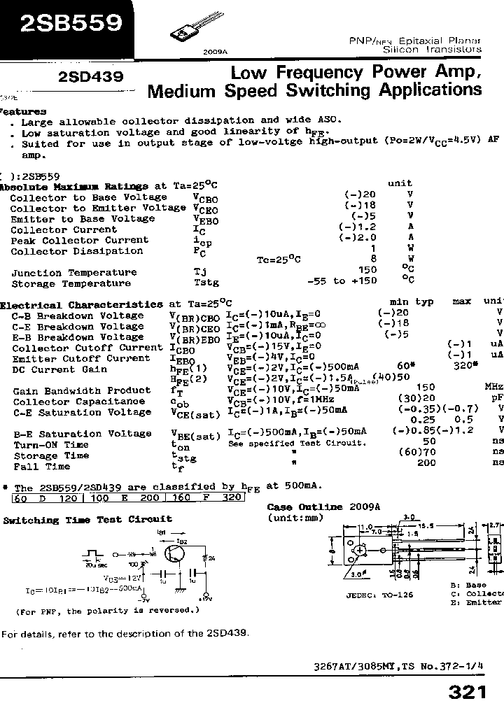 2SD439_342833.PDF Datasheet