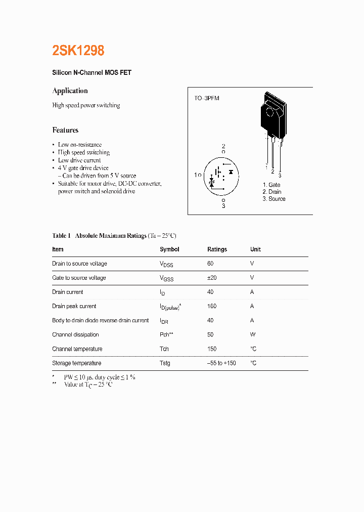 2SK1298_324013.PDF Datasheet