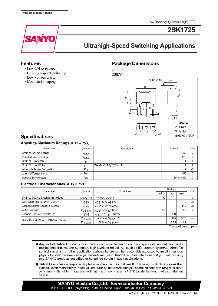 2SK1725_344503.PDF Datasheet