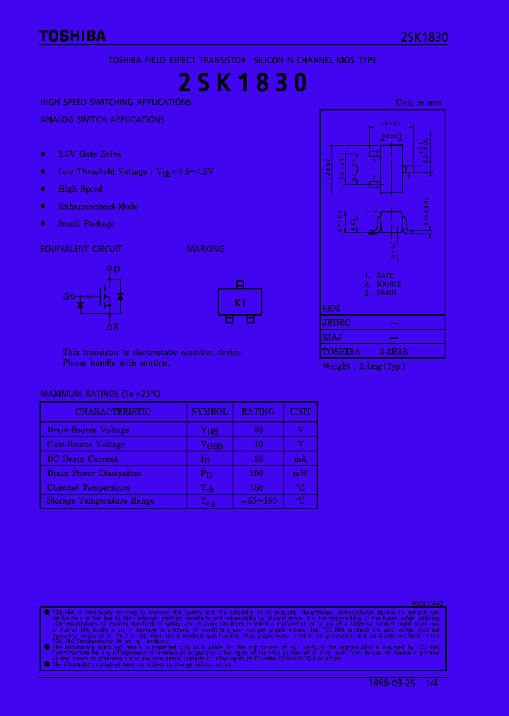 2SK1830_306412.PDF Datasheet