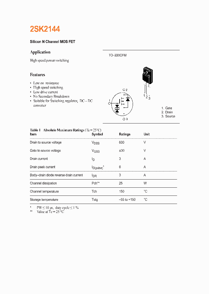 2SK2144_309938.PDF Datasheet
