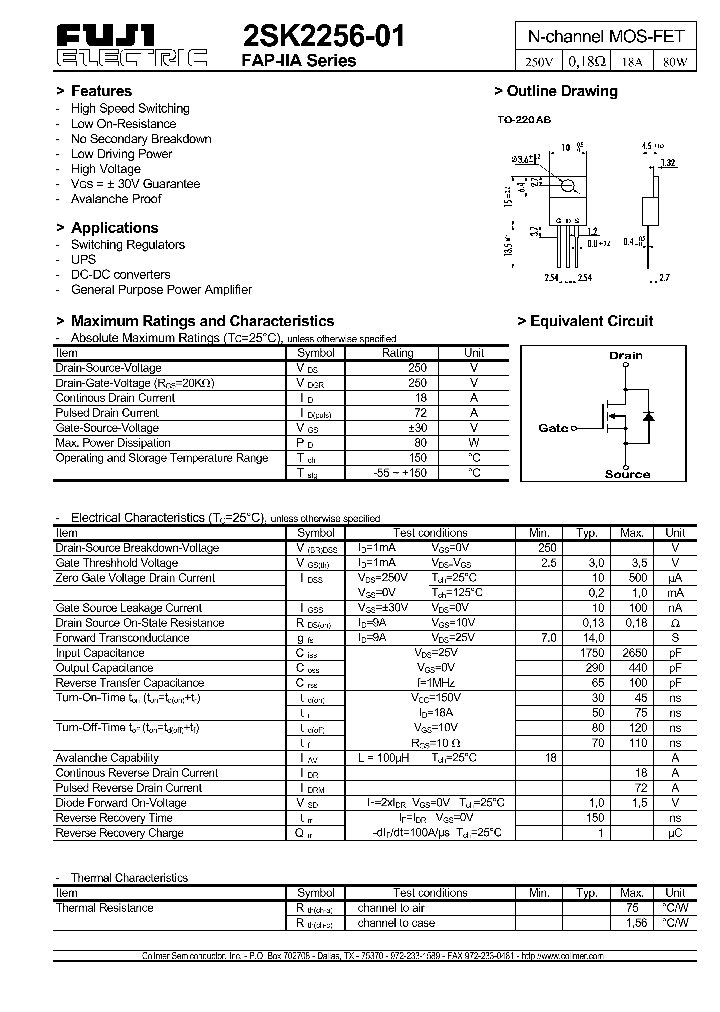 2SK2256-01_381587.PDF Datasheet