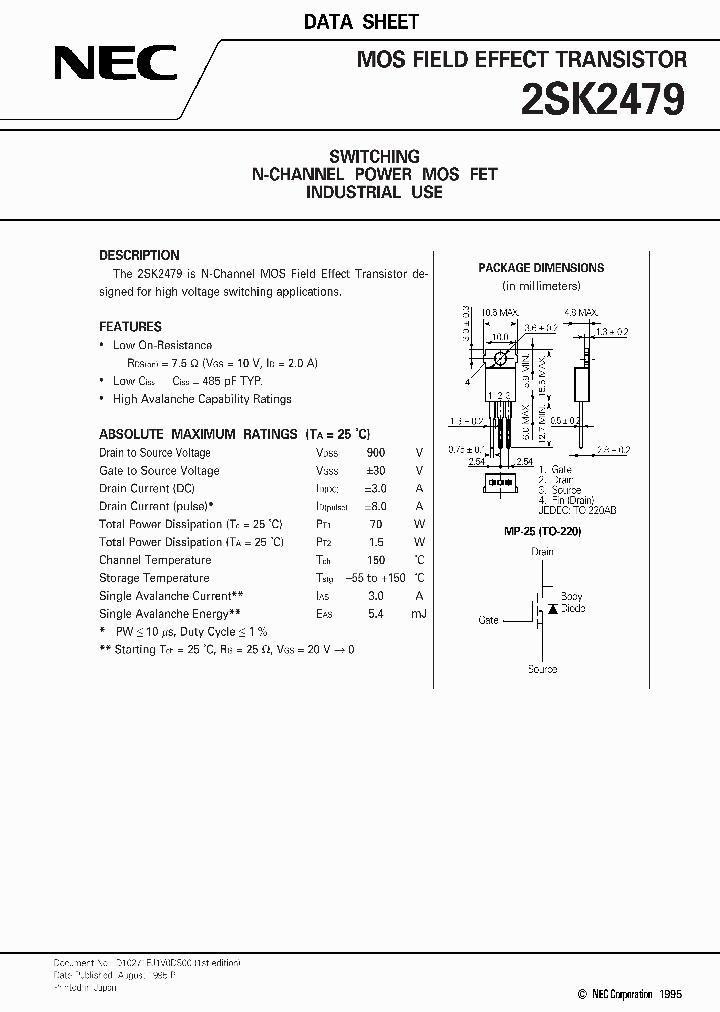 2SK2479_319715.PDF Datasheet
