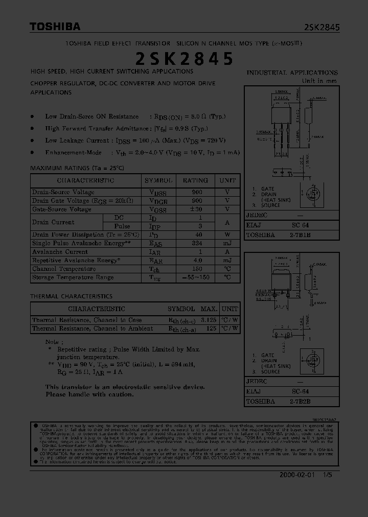 2SK2845_351691.PDF Datasheet