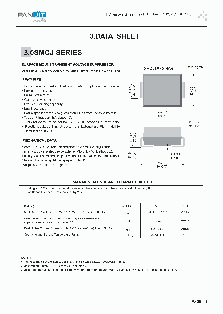 30SMCJ210_373014.PDF Datasheet