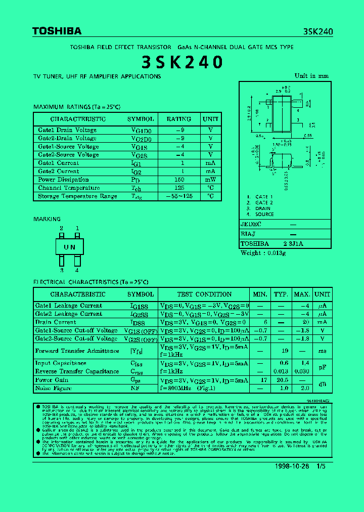 3SK240_204482.PDF Datasheet
