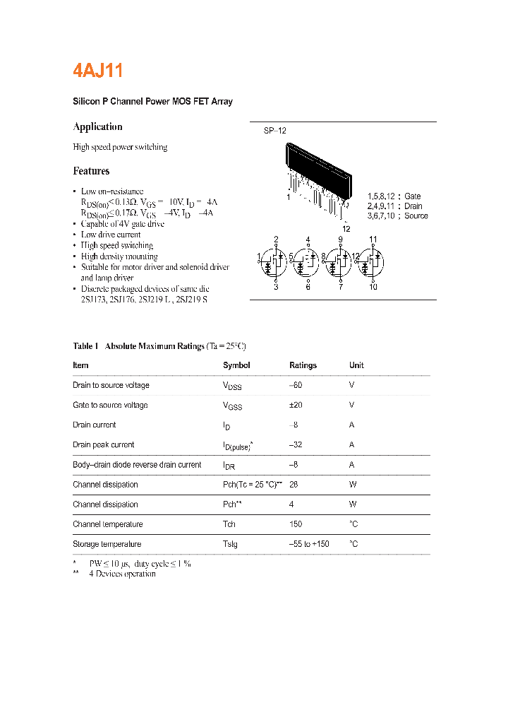 4AJ11_308807.PDF Datasheet