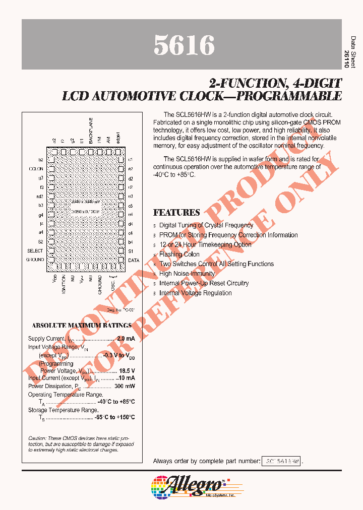 SCL5616HW_381194.PDF Datasheet