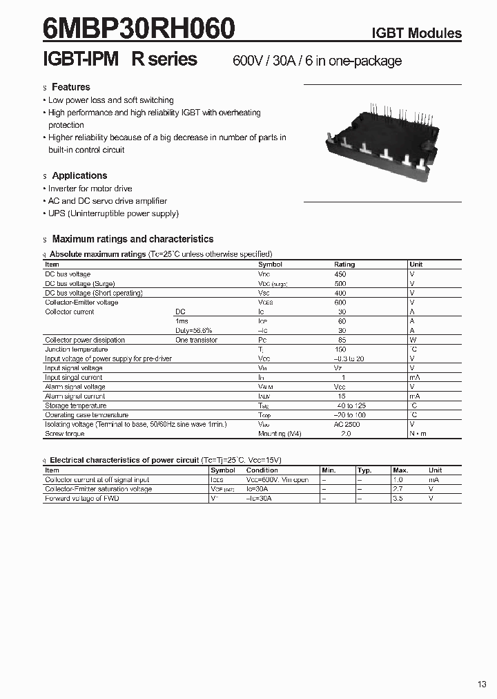 6MBP30RH060_354620.PDF Datasheet