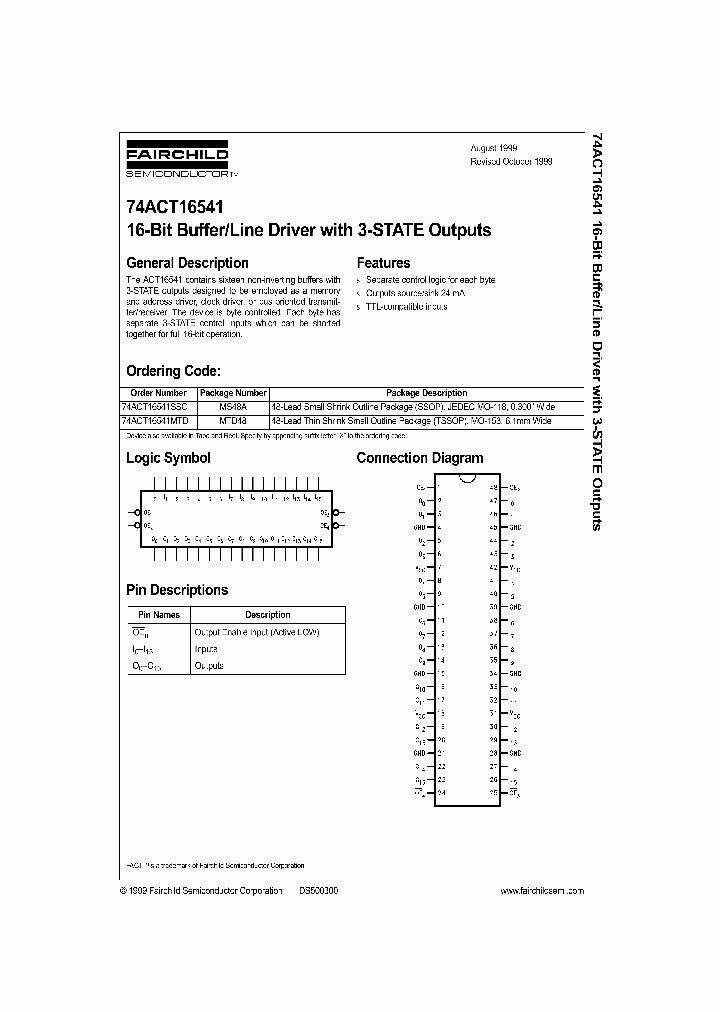 74ACT16541_322798.PDF Datasheet
