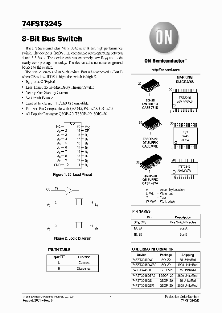 74FST3245QS_359717.PDF Datasheet