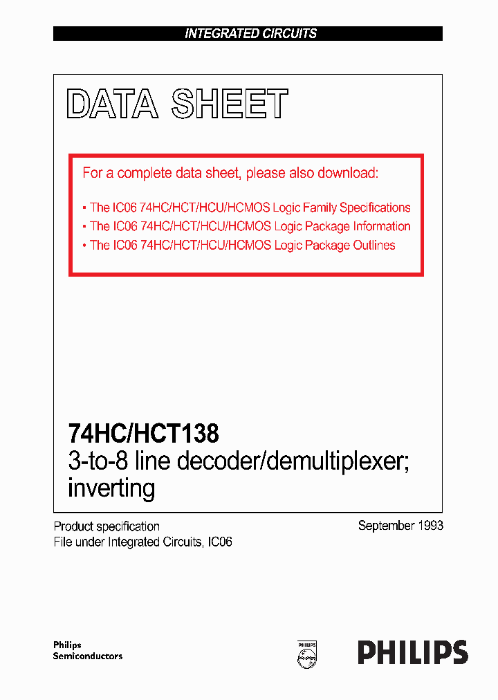 74HC138D_374856.PDF Datasheet