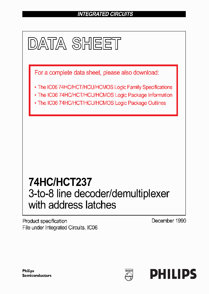 74HC237N_343807.PDF Datasheet